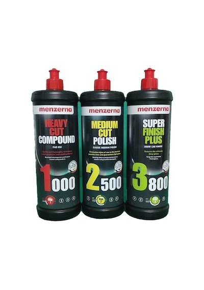 Menzerna 1000 2500 3800 Pasta Hare Seti 1 Lt ufs Eko Keçe