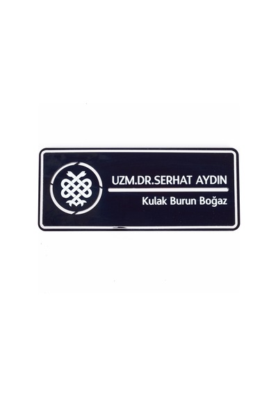 Doktora Özel Kapı İsimlik Tabelası Ofis Yönlendirme Kapı İsimlik Doktor Tabela
