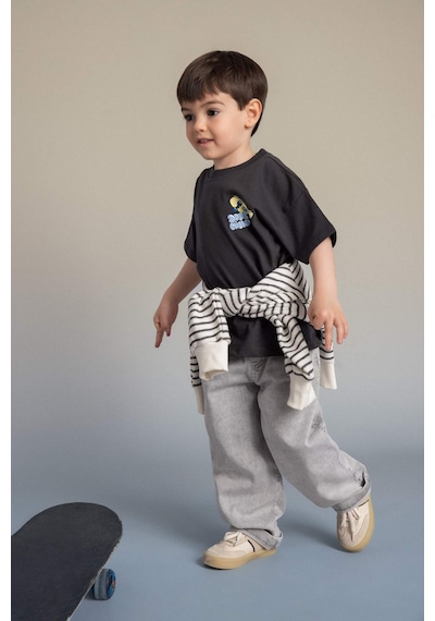 Defacto Beli Lastikli Jean Pantolon Erkek Bebek G7555a526spnm55 Gri-nm55