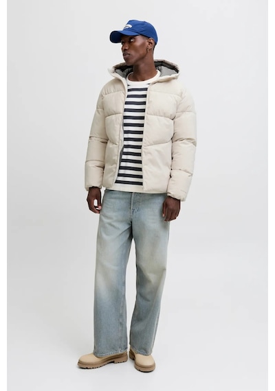 Jack & Jones Erkek Jjglobal Kapüşonlu Şişme Mont 12283517 Ekru Ekru Jack & Jones Erkek Jjglobal Kapüşonlu Şişme Mont 12283517 Ekru Ekru