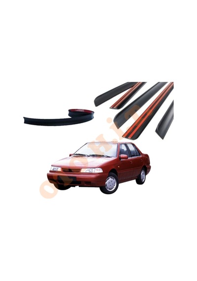 Hyundai Excel Uyumlu Bagaj Üstü Spoiler Mat Siyah