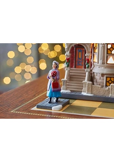 Department 56 Şehirde Noel Bir Kadın En İyi Arkadaşı, Köy Figürü, 4,97 İnç, Çok Renkli