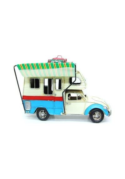 Dekoratif Metal Karavan Çerçeveli Kumbaralı Tenteli 1404E-4347