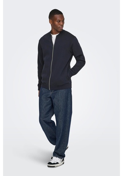 Only & Sons Onsceres Reg Zıp Bomber Jck Noos Siyah