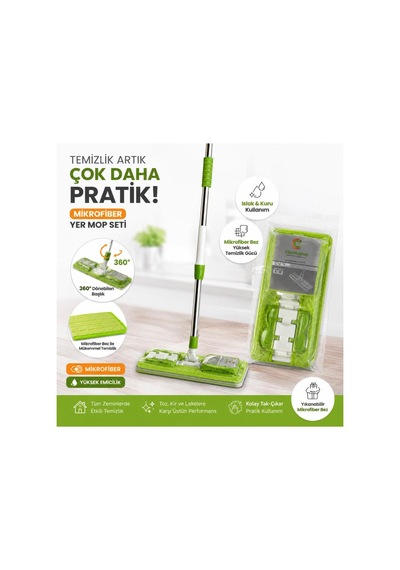 Nemlı Mop Takım Mıcrofıber Lux