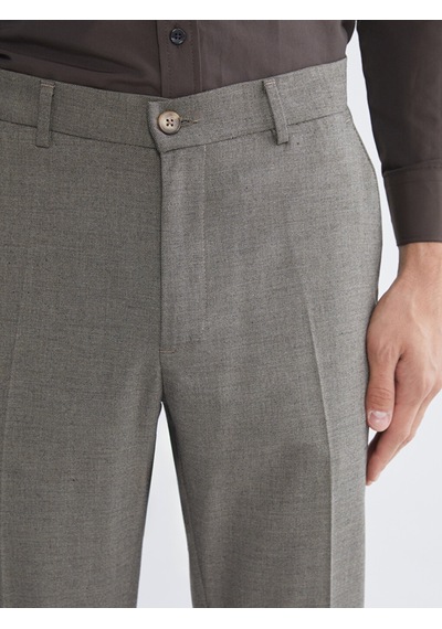 Lcw Busıness Bej Slim Fit Erkek Takım Elbise Pantolonu