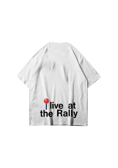 Startmore Unisex Live At The Rally Cpfm Beyaz Tshirt Beyaz