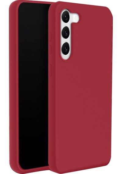 Samsung Galaxy Uyumlu, S24 Kılıf First Silikon - Kırmızı