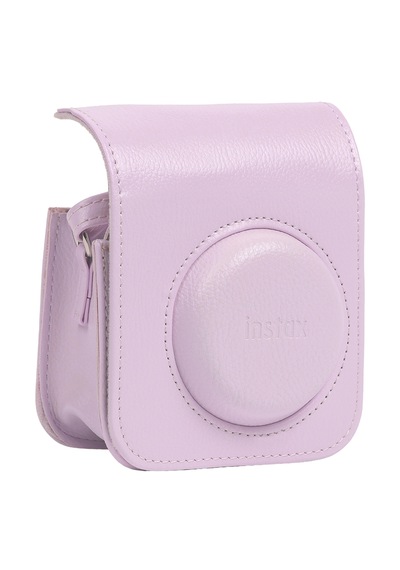 Instax Mini 13 Uyumlu Deri Çanta, Candy Pink