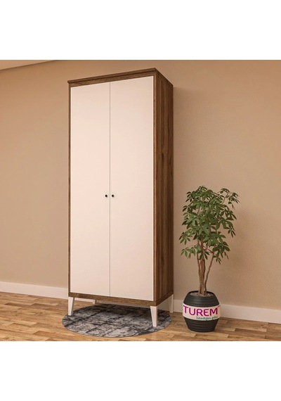 Almera 2 Kapılı Gardırop Mdf Sis Gri Almera 2 Kapılı Gardırop Mdf Sis Gri