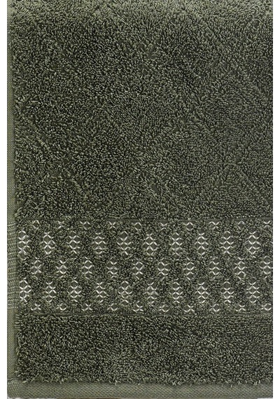 Forestel Ve Yüz Havlu Seti | Yeşil-Krem 4'lü 50X90 Cm Yeşil