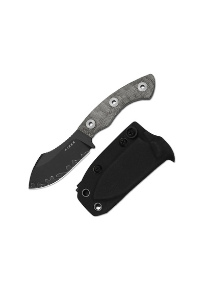 Kizer Kamp Rook 3-layer Composite Steel Norplex Ultrex Micarta Fixed Blade Kizerv 1090a2 Kum