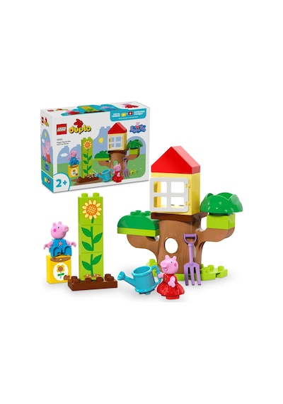 LEGO® DUPLO® Peppa Pig Bahçe ve Ağaç Ev 10431 - 2+ Eğitici Oyuncak Yapım Seti (20 Parça)