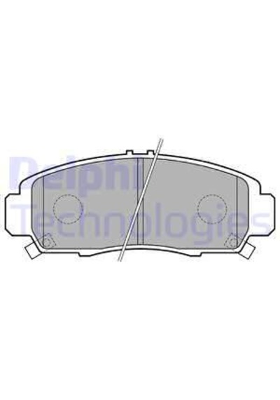 Honda Cıvıc Ön Fren Balatası Sedan 2006-2016 Fd6 Fb7 Delphı Lp1704 06450-s7a-e00