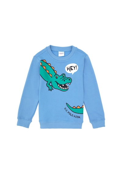 U.s. Polo Assn. Erkek Çocuk Açık Mavi Sweatshirt 50316536-vr003 Acık Mavı
