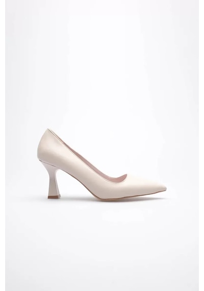 Trendella Bej Topuklu Kadın Stiletto Tr20ms02c Siyah