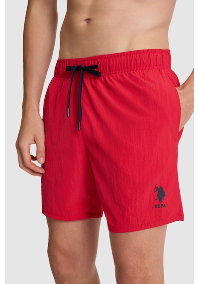 U.s. Polo Assn. Erkek Kırmızı Deniz Şortu 50322257-vr213 Rısk Red