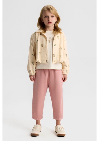 Nk Kids Kız Çocuk Full Bloom Ceket Nk-31516-y Krem