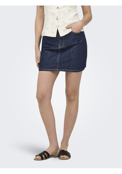 Only Kadın Mini Kot Etek 15339630 Lacivert
