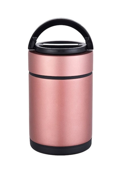 Pembe304 Çelik 1800 Ml Vakum Yemek Mama Saklama Termosu Sefertası Pembe
