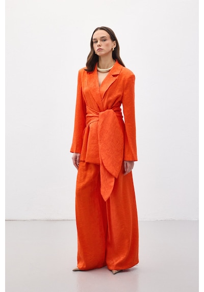 Sateen Freya Pantolon - Oranj-137157 Oranj