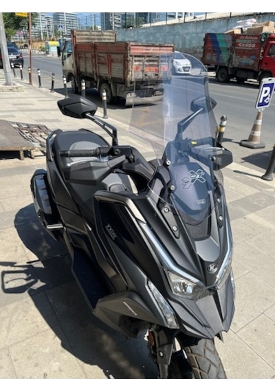 Zeus Motor 23 26 Kymco Dtx 250 Ön Cam Açık Füme 56cm Dtx250