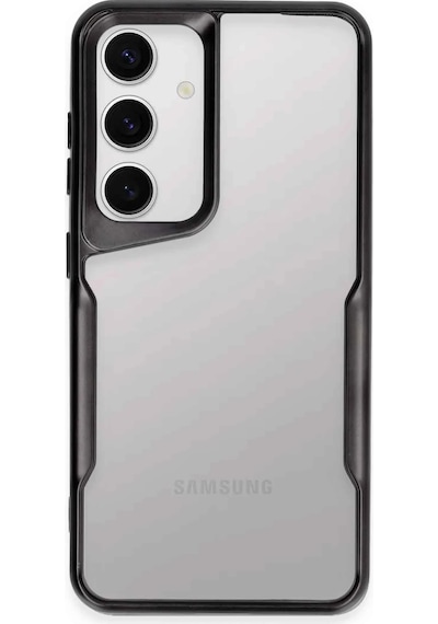 Newface - 747 - Samsung Galaxy S24 Kılıf Boyi Silikon Kapak - Edntrend - - Siyah Sıyah