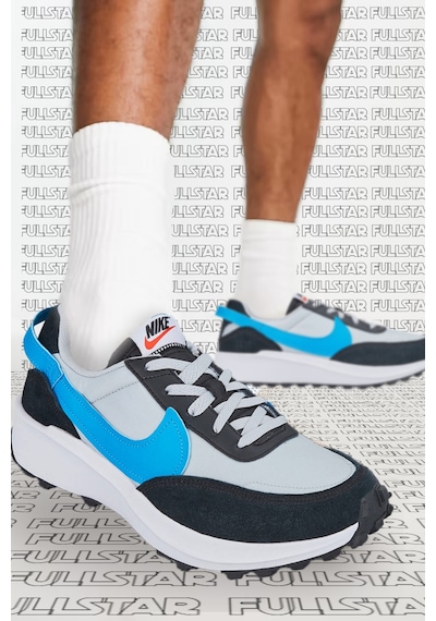 Nike Waffle Debut Leather Grey Sneaker Hakiki Deri Gri Spor Ayakkabı Gri