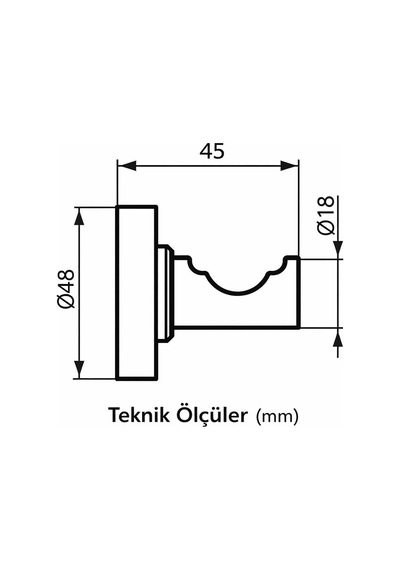 Ideal Standard Iom Askılık-krom Krom