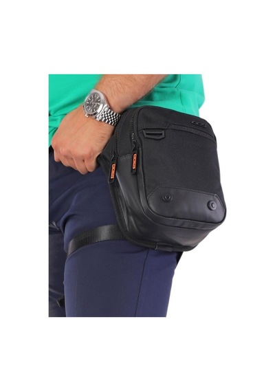 Ççs 31257 Motosiklet Bel Bacak Çantası Siyah