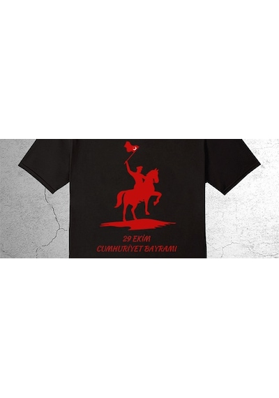 Bumeta 29 Ekim Cumhuriyet Bayramı Çocuk T-shirt Siyah