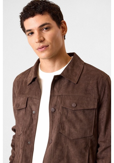 Backandbond Regular Fit Koyu Kahve Mont Çok Renkli