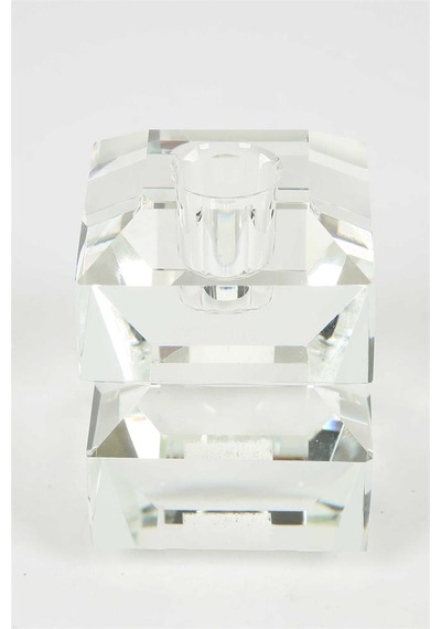 Vitale Bologna Şeffaf Mumluk 6x6x9.5 Cm Ak.kı0045 Renkli