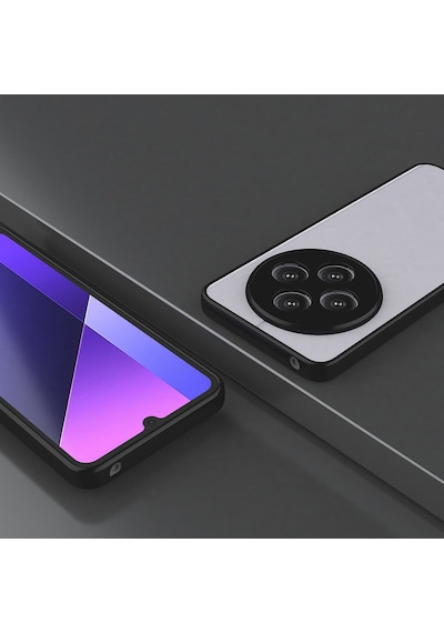 Zore Xiaomi Redmi 14c 4g Uyumlu Kılıf Msra Hux Kapak-siyah Siyah