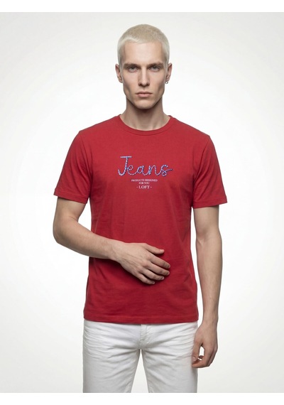 Regular Fit Erkek Tshirt K.kol Kırmızı