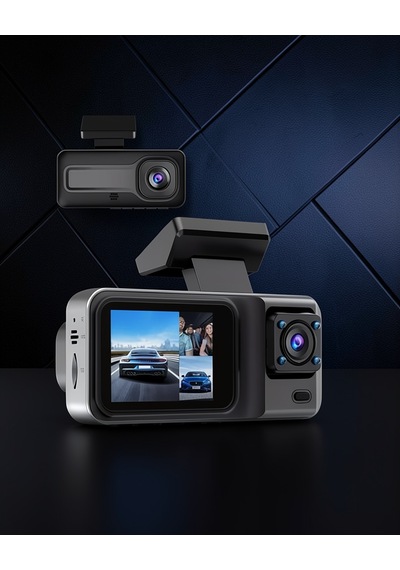3 Kamera Sistemi 1080p Araç Dvr Kaydedici 2 İnç Ekran