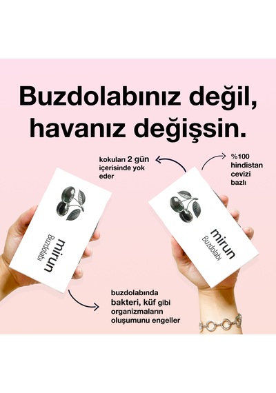 Mirun Buzdolabı Koku Giderici Nem Emici Hava Tazeleyici