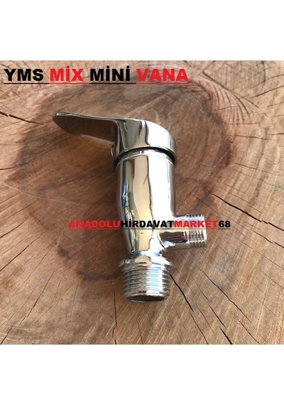 Yms Lüx Mix Pirinç Klozet Ara Musluk Taharet Musluğu Aç Kapa Krom