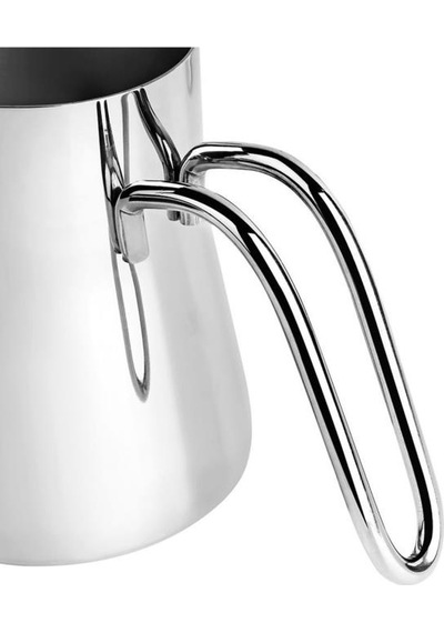Nehir Maxi 1200 Ml Çelik Sütlük Gümüş