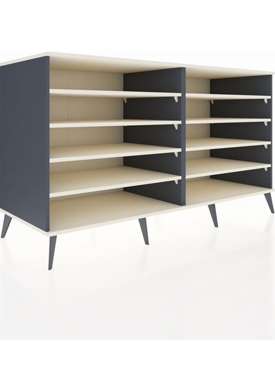 Kronos Konsol 8 Raflı 176x59x99 Antrasit-aytaşı Aytası/aytası - Antrasıt Kronos Konsol 8 Raflı 176x59x99 Antrasit-aytaşı Aytası/aytası - Antrasıt