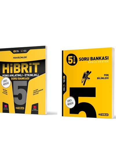 Hız 2025 5. Sınıf Fen Bilimleri Soru + Hibrit - Konu Seti 2 Kitap