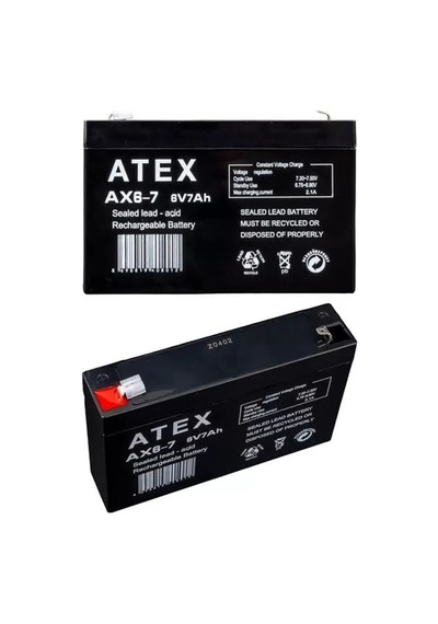 Hubrendy Sh Atex 6 Volt - 7 Amper Akü 150 X 50 X 94 Mm