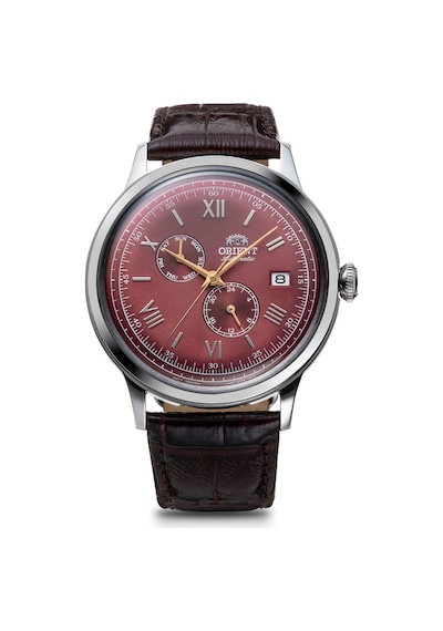 Orient Ra-ak0705r30b Otomatik Deri Kahverengi Kırmızı Kadran 41 Mm Erkek Kol Saati Gri