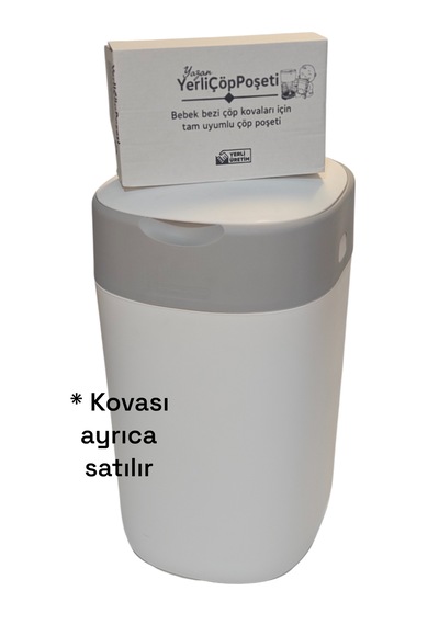Tommee Tippee Twist Ve Sangenic İle Tam Uyumlu Yerli Malı Çöp Poşeti - 3 Lü Yedek Poşet - Kovasız