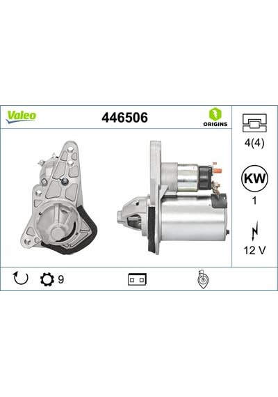 Valeo 12v 10 Diş Nissan Mıcra 1.6 2005 - 2010 Marş Dinamosu
