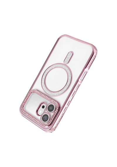 Newface Huawei Honor 600 Joke Simli Magneticsafe Kılıf Pembe