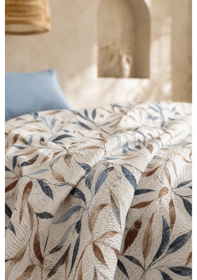 La Notte Spring Garden Çift Kişilik 4 Parça Pike Takımı 210x230 + 160x200 + 2/50x70 Cm Çok Renkli