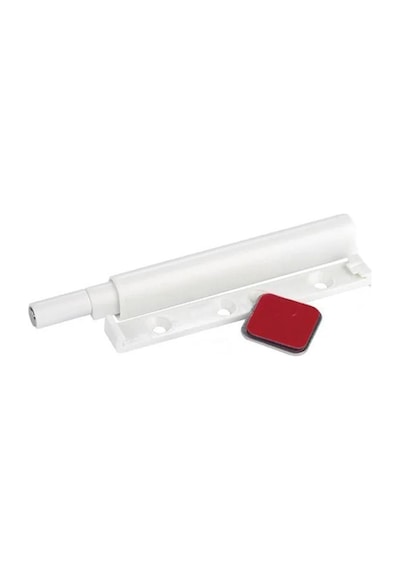 10 Adet Mıknatıslı Kapak İtici Bas Aç Kalın Tip 80 mm Beyaz