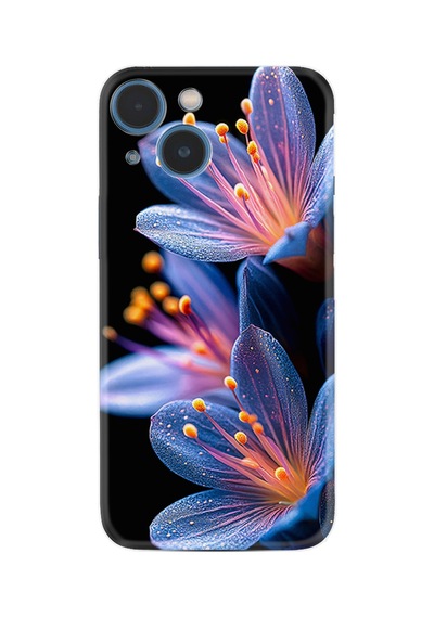 Apple İphone Uyumlu 13 Kılıf İphone 14 Kılıf Boutique Baskılı Resimli Rekli Çiçekler Pcode -015