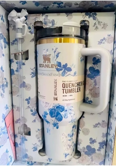 Stanley Loveshackfancy 40oz Everblooming Rosettes Blue Floral